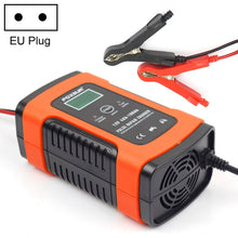 Load image into Gallery viewer, FOXSUR 12V 6A Intelligent Universal Battery Charger for Car Motorcycle, Length: 55cm, EU Plug, EU Plug (Red), EU Plug (Yellow)