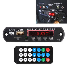 Load image into Gallery viewer, Car 12V Audio MP3 Player Decoder Board FM Radio TF USB 3.5 mm AUX, without Bluetooth and Recording, without Bluetooth and Recording