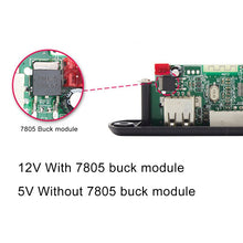 Load image into Gallery viewer, Car 12V Audio Bluetooth MP3 Player Decoder Board FM Radio TF USB 3.5 mm AUX, without Recording, without Recording