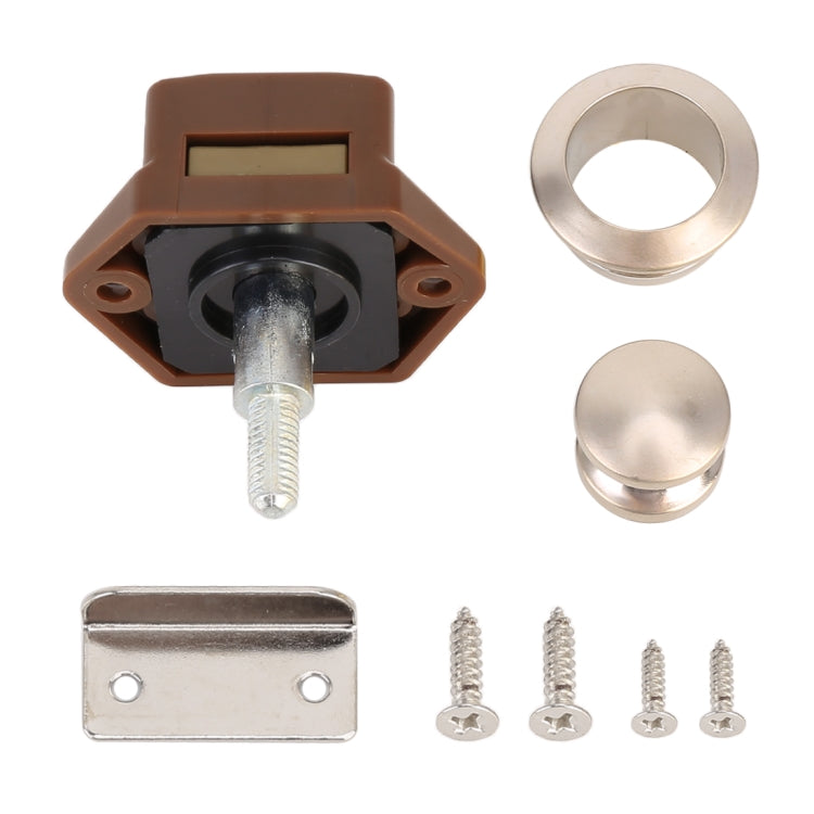 Press Type Drawer Cabinet Catch Latch Release Cupboard Door Stop Drawer Cabinet Locker for RV / Yacht / Furniture
