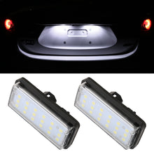 Load image into Gallery viewer, 2 PCS DC12V / 1.5W/ 6000K / 100LM Car LED License Plate Light 18LEDs SMD-3528 Lamps for Lexus, For Lexus