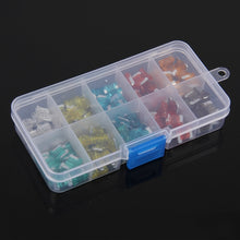 Load image into Gallery viewer, 100 PCS 5Amp 7.5Amp 10Amp 15Amp 20Amp 25Amp 30Amp Mini Add-a-circuit Fuse Tap Adapter Blade Fuse Holder, Mini
