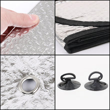 Load image into Gallery viewer, General Purpose Epe Car Sun Visor Before The File, Size: 140cm x 70cm, 140 x 70cm (Silver)