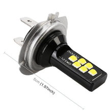 Load image into Gallery viewer, 2 PCS H7 DC9-16V / 3.5W / 6000K / 320LM Car Auto Fog Light 12LEDs SMD-ZH3030 Lamps, with Constant Current, H7