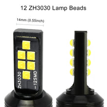 Load image into Gallery viewer, 2 PCS H7 DC9-16V / 3.5W / 6000K / 320LM Car Auto Fog Light 12LEDs SMD-ZH3030 Lamps, with Constant Current, H7