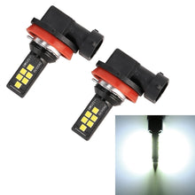Load image into Gallery viewer, 2 PCS H11 DC9-16V / 3.5W / 6000K / 320LM Car Auto Fog Light 12LEDs SMD-ZH3030 Lamps, with Constant Current, H11