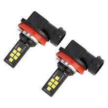 Load image into Gallery viewer, 2 PCS H11 DC9-16V / 3.5W / 6000K / 320LM Car Auto Fog Light 12LEDs SMD-ZH3030 Lamps, with Constant Current, H11