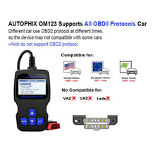 Load image into Gallery viewer, AUTOPHIX OM123 Car Portable OBD2 Scanner Car Diagnostic Tool OBD 2 Automotive Scanner EOBD Code Reader, OM123, OM123 (Orange)