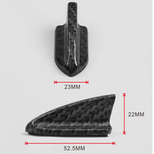 Load image into Gallery viewer, 10 PCS Universal Car Carbon Fiber Texture Shark Fin Diffuser Vortex Generator Roof Spoiler, Carbon Fiber