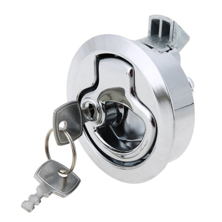 RV / Yacht / Washroom Door Catch Latch Release Cupboard Door Stop Drawer Cabinet Locker, with Key, Washroom Door Catch Latch (Silver), Washroom Door Catch Latch (Black)