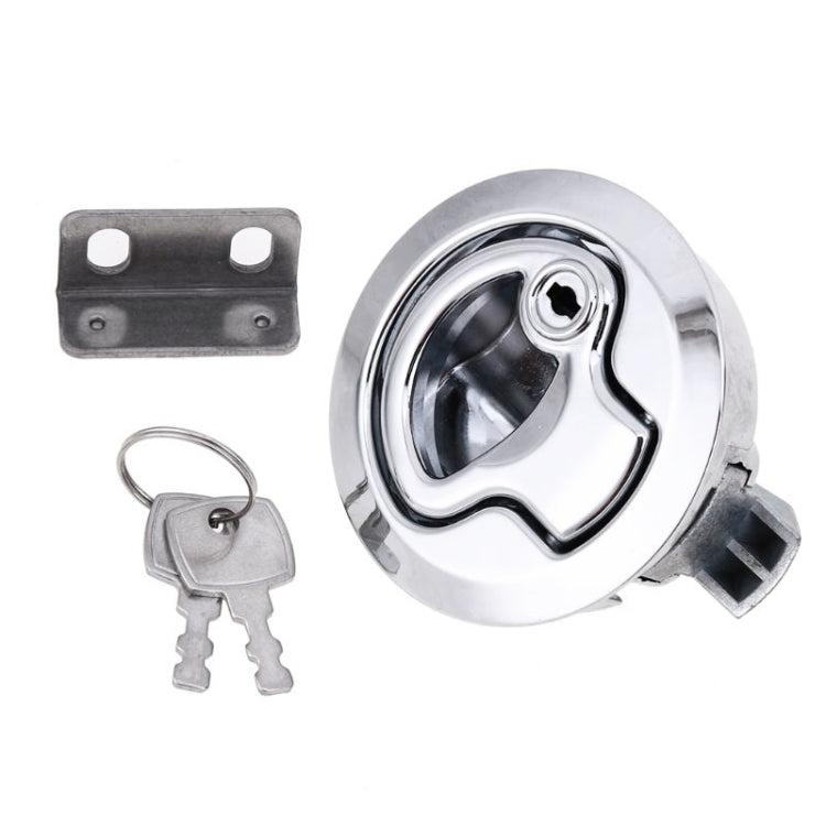 RV / Yacht / Washroom Door Catch Latch Release Cupboard Door Stop Drawer Cabinet Locker, with Key, Washroom Door Catch Latch (Silver), Washroom Door Catch Latch (Black)