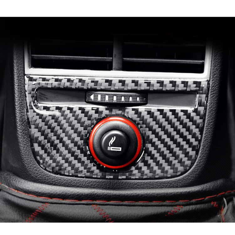Car Carbon Fiber Rear Air Outlet Decorative Panel for Audi A3, Rear Air Outlet