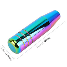 Load image into Gallery viewer, Universal Colorful Long Strip Shape Car Gear Shift Knob Modified Shifter Lever Knob, Length: 13cm, Length: 13cm (Colorful)