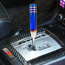 Load image into Gallery viewer, Universal Long Strip Shape Car Gear Shift Knob Modified Shifter Lever Knob, Length: 18cm, Length: 18cm (Gold), Length: 18cm (Blue), Length: 18cm (Purple), Length: 18cmm (Silver Grey), Length: 18cm (Silver), Length: 18cm (Gradient Blue), Length: 18cm (R...