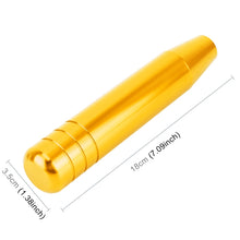 Load image into Gallery viewer, Universal Long Strip Shape Car Gear Shift Knob Modified Shifter Lever Knob, Length: 18cm, Length: 18cm (Gold), Length: 18cm (Blue), Length: 18cm (Purple), Length: 18cmm (Silver Grey), Length: 18cm (Silver), Length: 18cm (Gradient Blue), Length: 18cm (R...