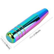 Load image into Gallery viewer, Universal Colorful Long Strip Shape Car Gear Shift Knob Modified Shifter Lever Knob, Length: 18cm, Length: 18cm (Colorful)