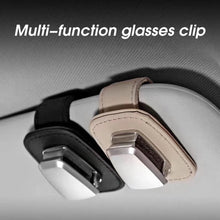 Load image into Gallery viewer, Car Multi-functional Sunglasses Clip Holder