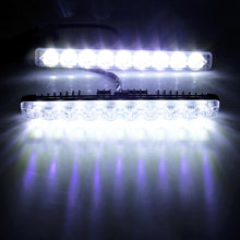 Load image into Gallery viewer, 2 PCS LD-008 5730-9SMD 15W 1500 LM 7000K White Light  Daytime Running Light.DC 12V, White Light+15W 1500LM/7000K