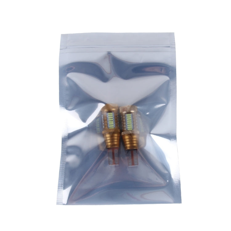 2 PCS  T15-4014-32SMD + 1CREE  5W 650LM White Light LED Decode Car Clearance Lights Lamp, DC12V（Gold）, 5W 4014-32SMD + 1CREE
