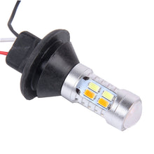 Load image into Gallery viewer, 2 PCS 1156/BA15S/BAU15S 10W 1000LM 6000K White + Yellow Light DRL&amp;Turn Light with 20 SMD-5730-LED Lamps，DC 12-24V, 1156 20 SMD-5730-LED Lamps
