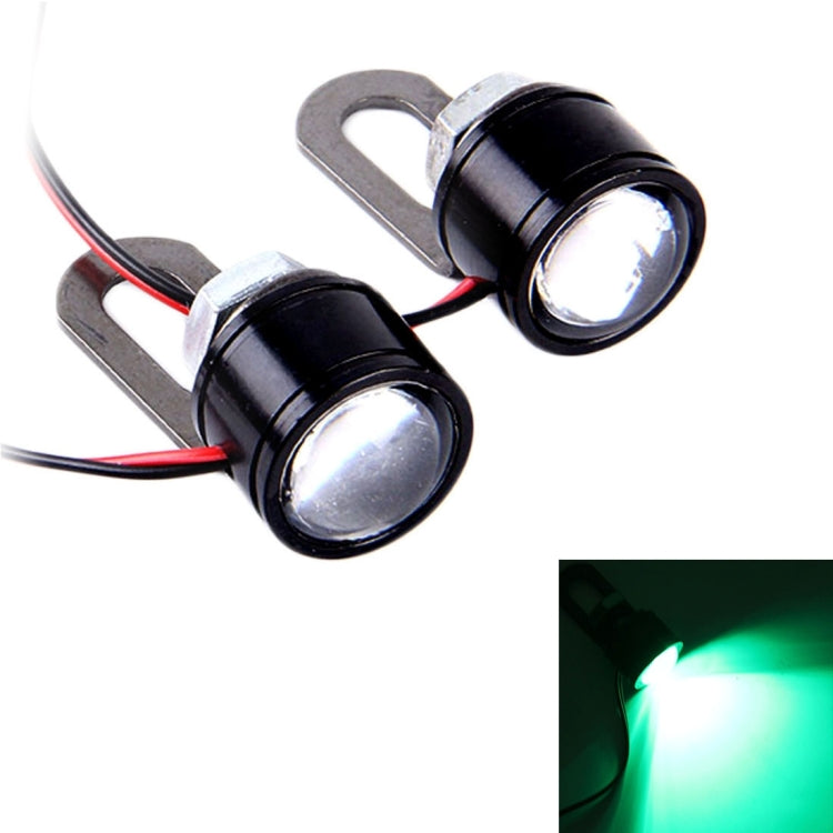 2 PCS 12V 3W  Eagle Eyes LED Strobe Light For Motorcycle ，Wire Length: 90cm, Wire Length: 90cm