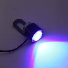 Load image into Gallery viewer, 2 PCS 12V 3W  Blue Light Eagle Eyes LED Strobe Light For Motorcycle ，Wire Length: 90cm, Wire Length: 90cm