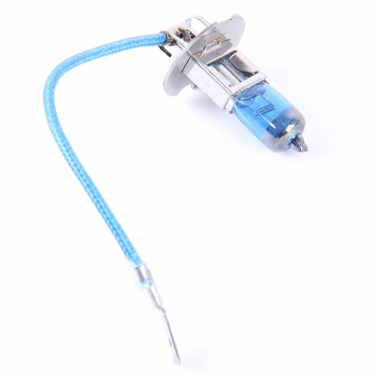 2 PCS H3  Halogen Head Lamp 12V 100W 2400 LM 5000K Warm White Light, H3
