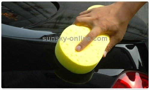 5 PCS Household Cleaning Sponge Yellow Car Wash Sponge With Small Pores, 5 PCS Small Pores Cleaning Sponge