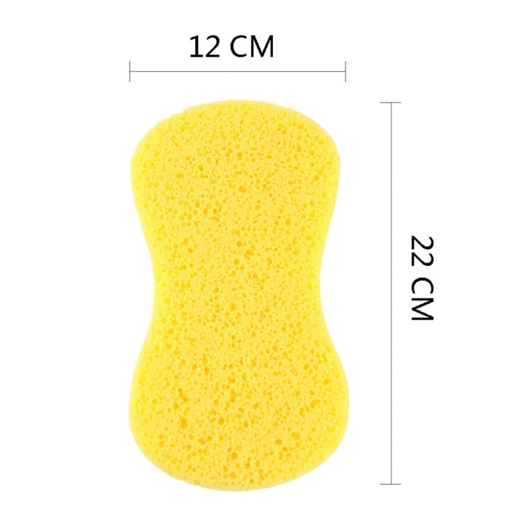 5 PCS Household Cleaning Sponge Yellow Car Wash Sponge With Macropores, 5 PCS Macropores Cleaning Sponge