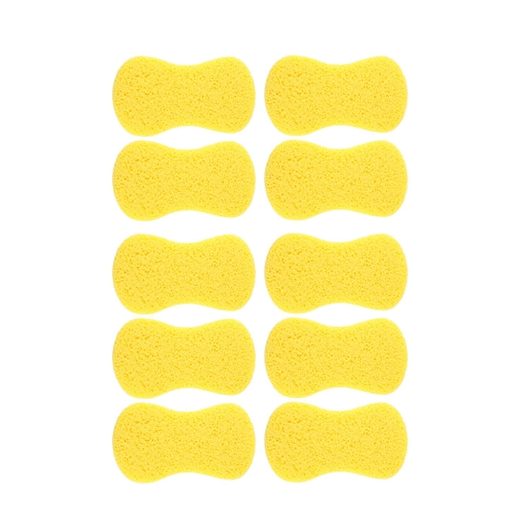 5 PCS Household Cleaning Sponge Yellow Car Wash Sponge With Macropores, 5 PCS Macropores Cleaning Sponge