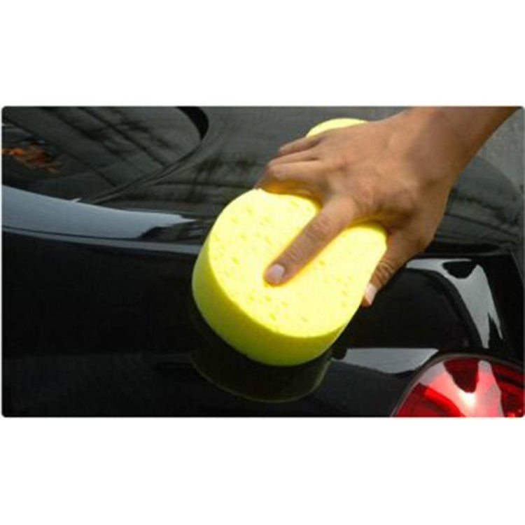 5 PCS Household Cleaning Sponge Yellow Car Wash Sponge With Macropores, 5 PCS Macropores Cleaning Sponge