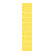 Load image into Gallery viewer, Car Care Wear-resistant Brown Soft Sponge Car Wash Cleaning Pad(Yellow), 5 PCS Wash Cleaning Pad(Yellow)