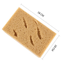 Load image into Gallery viewer, Car Care Wear-resistant Brown Soft Sponge Car Wash Cleaning Pad((Khaki), 5 PCS Wash Cleaning Pad((Khaki)
