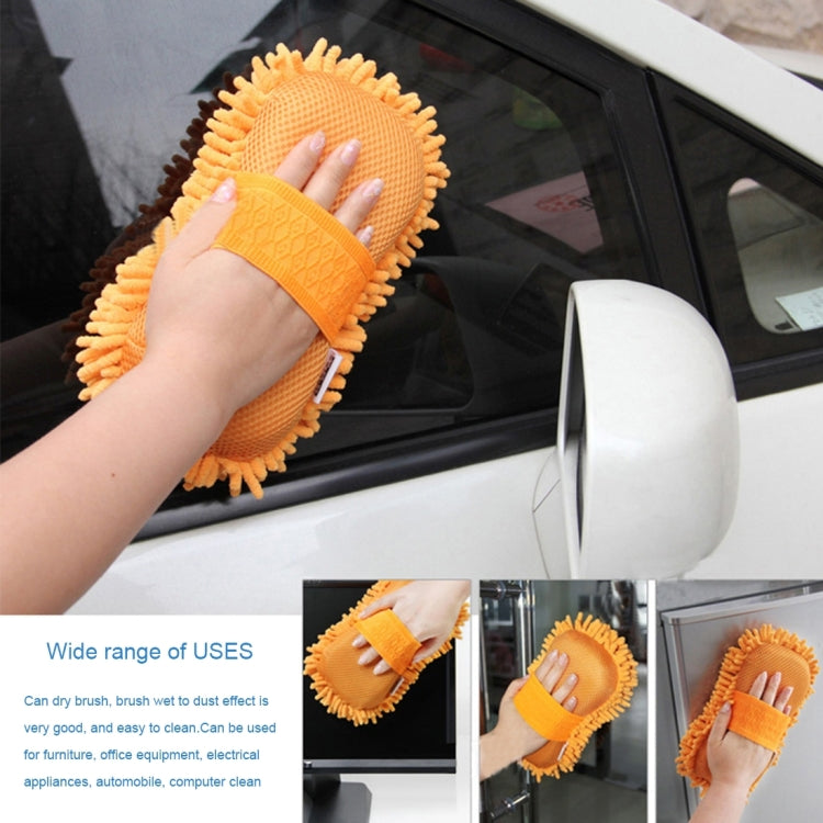KANEED Ultrafine Fiber Chenille Anthozoan Car Washing Gloves Multi-functional Magic Car Brush (Random Color Delivery), Car Washing Gloves, UK Stock Car Washing Gloves, US Stock Car Washing Gloves