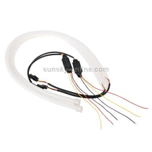 Load image into Gallery viewer, 2 PCS 12V Car Daytime Running Lights Soft Article Lamp, White + Yellow Light, Length: 85cm, 85cm