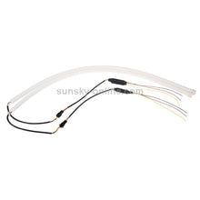 Load image into Gallery viewer, 2 PCS 12V Car Daytime Running Lights Soft Article Lamp, White + Yellow Light, Length: 85cm, 85cm