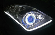 Load image into Gallery viewer, 2 PCS 12V Car Daytime Running Lights Soft Article Lamp, White + Yellow Light, Length: 85cm, 85cm