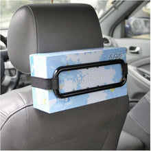 Load image into Gallery viewer, YQ-098 Vehicle Car Hanging Tissue Box Holder,Black, Car Hanging Tissue Box