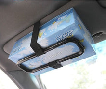 Load image into Gallery viewer, YQ-098 Vehicle Car Hanging Tissue Box Holder,Black, Car Hanging Tissue Box