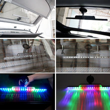 Load image into Gallery viewer, Solar Anti Collision Cupule Ranger Lamp Car Taillight LED Flash Warning Light Caution Light, Colorful Light