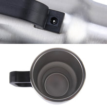 Load image into Gallery viewer, Stainless Steel Electric Smart Mug 12V Car Electric Kettle Heated Mug Car Coffee Cup With Charger Cigarette Lighter Heating Cup Kettle Vacuum Insulated Water Heater Mug, Smart Mug