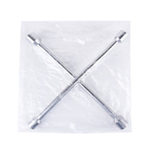 Load image into Gallery viewer, Compact Universal Tire Iron Lug Wrench with 17mm 19mm 21mm 23mm Socket Adapters, Universal 17mm 19mm 21mm 23mm