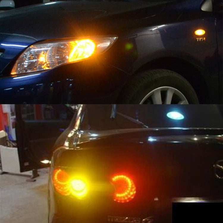 1156/BA15S 80W 1000 LM Car Auto Turn Light  Backup Light with 16  CREE Lamps, DC 12-24V, 1156 (Yellow Light)