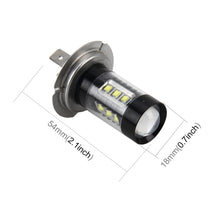 Load image into Gallery viewer, H7 4.2W 290 LM 6000K Car Fog Light with 16 3535 Lamps, DC 12V-24V, H7