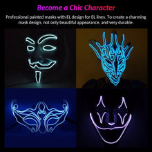 Load image into Gallery viewer, YouOKLight Neon EL Cold Round Flexible Strip Light with 3V Battery Box for Dance Party Car Decoration, Length: 3m, 3M Blue Light, 3M Grenn Light, 3M Red Light