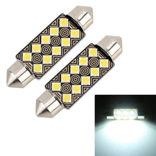 Load image into Gallery viewer, 2 PCS 41mm DC12V / 1.5W / 6000K / 110LM 10LEDs SMD-3030 Car Reading Lamp Dome Light, with Decoder, 41mm