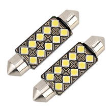 Load image into Gallery viewer, 2 PCS 41mm DC12V / 1.5W / 6000K / 110LM 10LEDs SMD-3030 Car Reading Lamp Dome Light, with Decoder, 41mm