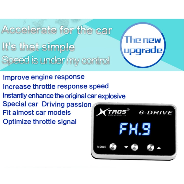 TROS TS-6Drive Potent Booster Electronic Throttle Controller for Ford F150, For Ford F150
