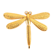 Load image into Gallery viewer, Dragonfly Shape Car Metal Body Decorative Sticker, Dragonfly Shape (Gold), Dragonfly Shape (Silver)