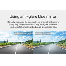 Load image into Gallery viewer, V100 7 inch LCD Touch Screen Rear View Mirror Car Recorder with Separate Camera, 170 Degree Wide Angle Viewing, Support Night Vision / Loop Video / Motion Detection / G-Sensor / TF Card, 7 inch